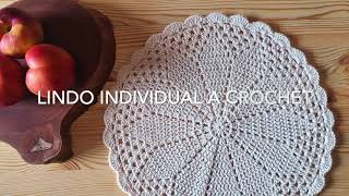 INDIVIDUAL A CROCHET lindo y fácil paso a paso [upl. by Gosney410]