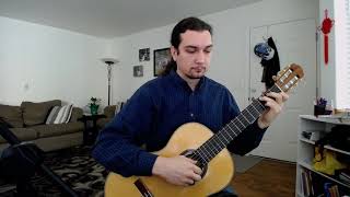 Catalonian Song  p91 of Christopher Parkening Classical Guitar Method vol1 [upl. by Siari]