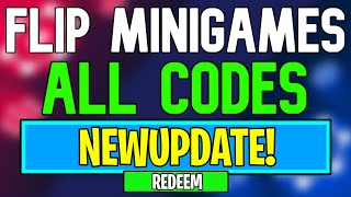 New Flip Minigames Codes  Roblox Flip Minigames Codes July 2024 [upl. by Lamrouex]