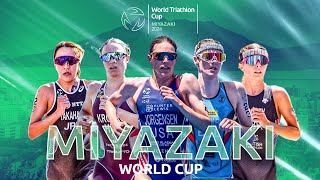 2024 World Triathlon Cup Miyazaki  WOMEN [upl. by Ro]