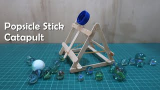 How to make a catapult using popsicle sticks [upl. by Ron]