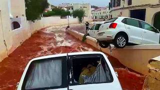 MAJOR Floods in the Balearic Islands Spain  Aug 15 2024 [upl. by Lotsirb]