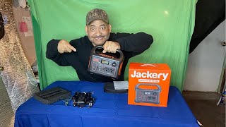 Unboxing Jackery Portable Power Station Explorer 300 [upl. by Nahgiem]