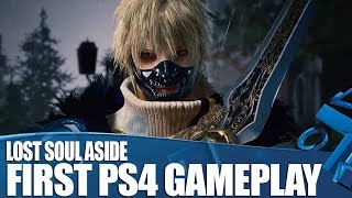 Lost Soul Aside  First PS4 Gameplay Combat and Boss Battle [upl. by Halika]