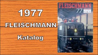 FLEISCHMANN 1977 CATALOG  Katalog  Kataloge [upl. by Tatman]