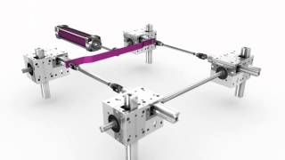 Kombinationsmöglichkeiten der LEANTECHNIK Getriebe  Combination Possibilities [upl. by Torhert]