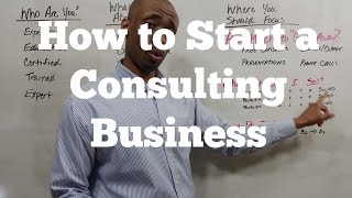 How to Start A Consulting Business [upl. by Annaer]