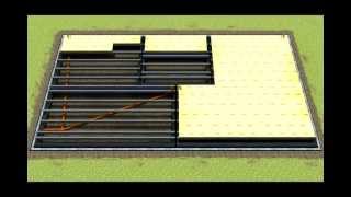 How to Install insulation block and beam floors TETRiS ecofriendly thermal flooring system [upl. by Pascale694]