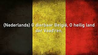 Belgian National Anthem quotLa Brabançonnequot [upl. by Irab44]