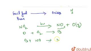 Write down the reactions involved during the formation of photochemical smog [upl. by Jaynes]