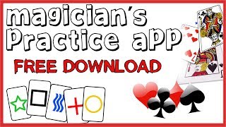 Magic Practice App  FREE Magicians Tool Generates Random Cards Numbers ESP  Helps Learn ACAAN [upl. by Eceinert120]