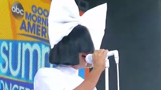 Sia  Unstoppable LIVE GMA Performance [upl. by Boak]