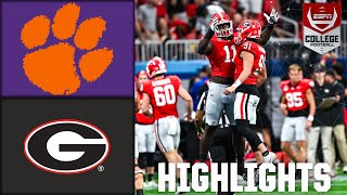 Clemson Tigers vs Georgia Bulldogs  Full Game Highlights  ESPN College Football [upl. by Sachs]