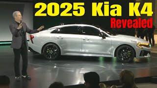 New 2025 Kia K4 Sedan Revealed [upl. by Linskey126]