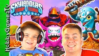 Skylanders Trap Team Enigma Fizz Pop Fling Kong Flip Wreck Coocoo Clocker by HobbyGamesTV [upl. by Nrojb]