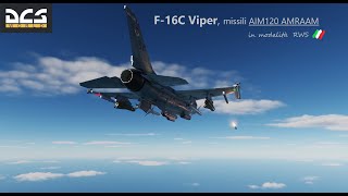 DCS World F 16C Viper AIM120 AMRAAM in RWS ITALIANO [upl. by Sumner]