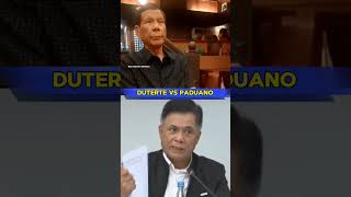 Duterte Vs Paduano philippinenews quadcomm duterte [upl. by Ahcmis]