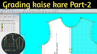 How to grade pattern on optitex by AG Pattern Institute [upl. by Ymirej]