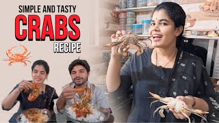 Simple and tasty crab curry easy crab recipe tasty crab curry vlog vlogs viralvideo video [upl. by Jareb]