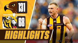 Hawthorn v Richmond  Match Highlights  Round 23 2024 [upl. by Letha]