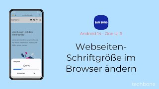 WebseitenSchriftgröße im Browser ändern Samsung Internet [upl. by Becky]