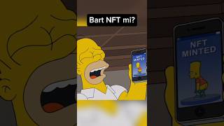 Bart NFT mi oldu shorts keşfet thesimpsons çizgifilm [upl. by Ohs]