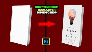 How to mockup book cover in photoshop 2024 [upl. by Albemarle]