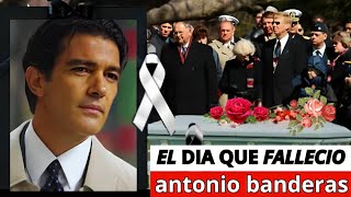 EL DIA QUE FALLECIO \ el ACTOR español ANTONIO BANDERA dejo el mundo en silencio [upl. by Onabru]