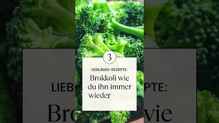 Top 3 Brokkoli Rezepte einfach schnell und super lecker [upl. by Mindi801]