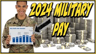 2024 Military Pay chart  What will you make [upl. by Aniar]