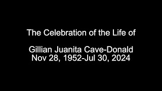 EService20240921 Funeral of Gillian Juanita CaveDonald [upl. by Hermina]