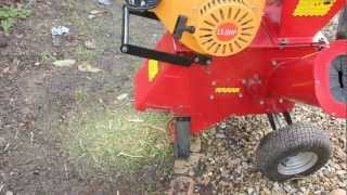 13hp Wood Chipper Shredder IN ACTION [upl. by Eneluj]