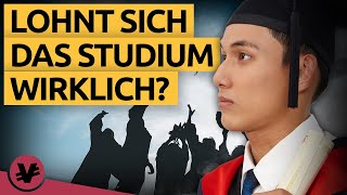 Lohnt sich die Investition in die Universität noch VisualEconomikDE [upl. by Tigges454]