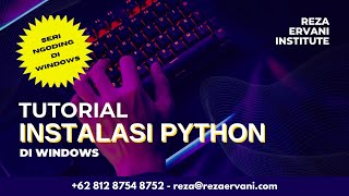 Instalasi Python di Windows [upl. by Naillig]