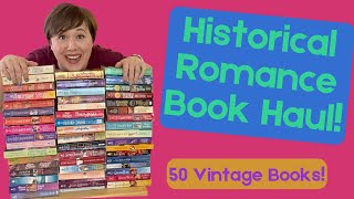 Used Historical Romance Book Haul 🥳 Stepbacks Covers Vintage Books 📚 [upl. by Anire470]