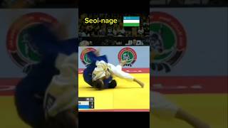 🚀 astonishing Tewaza Seoinage Diyora Keldiyorova 52kg Uzbekistan 🇺🇿 judo jiujitsu [upl. by Irret]