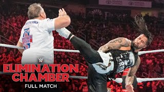 FULL MATCH  Shane McMahon amp Miz vs Usos – SmackDown Tag Team Title Match Elimination Chamber 2019 [upl. by Negroj]