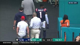 DeVante Parker was injured and left the field [upl. by Wheaton]