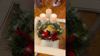 Easy Christmas table centerpieces Ideas dollartreediy christmasdecor christmas fyp diy [upl. by Isiad749]