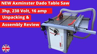 Aminster Tools Dado Table Saw Unboxing And Assembly [upl. by Adelle]