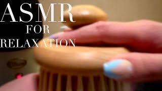 ASMR Super Relaxing Triggers  Personal Attention Mic Brushing Cardboard Skin Scratching amp More [upl. by Mcilroy]