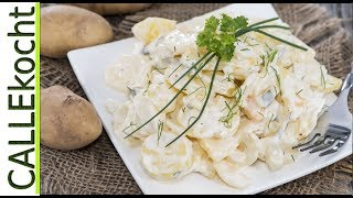 Bester Kartoffelsalat mit Mayonnaise selber machen  Omas Rezept [upl. by Dimmick446]