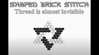 Shaped Brick Stitch Beading Cartoon [upl. by Emmalyn138]