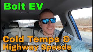 Chevrolet Bolt EV range during cold temperatures and at highway speeds [upl. by Yllim]