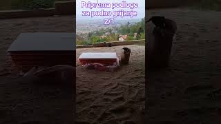 Priprema podloge za stiropol za podno grijanje 21 finiš video na kanalu 22 ❤️🤗 [upl. by Woolcott]