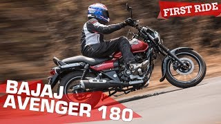 2018 Bajaj Avenger 180 Street  5 Things you need to know  First Ride Review  ZigWheelscom [upl. by Secor789]