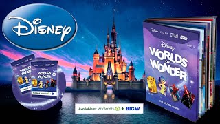 Woolworths Disney Worlds of Wonder Trading Card Collection  40 Pack Opening [upl. by Petunia]