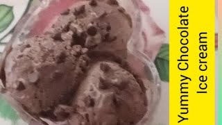 Delicious Chocolate Ice cream چاکلیٹ آئس کریم  blessed kitchen [upl. by Elleda]