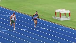 100m 3034 Men Final Pan Pacs Masters Games SAF 8 November 2024 [upl. by Danila]