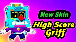 New Skin High Score Griff  Brawl Stars brawlstars [upl. by Ahsiner79]